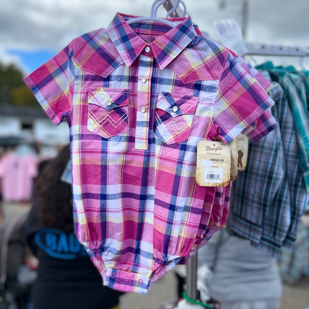 Wrangler western pearl snap Shirt